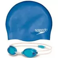 Kliknite za detalje - Dečiji set za plivanje Speedo Jet kapa i naočare 4050200152 plava