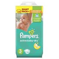 Kliknite za detalje - Pelene Pampers Active GBag Plus 3 Midi 5-9kg 124 kom.