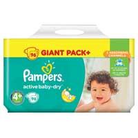 Kliknite za detalje - Pelene Pampers Active GBag Plus 4+  Maxi 9-16kg 96 kom.