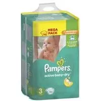 Kliknite za detalje - Pelene Pampers Active MB3 Midi 5-9kg 152 kom.