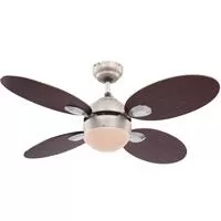 Globo Plafonski luster ventilator 0318 - Prečnik 106.6cm, E14 grlo, dva smera rotacije, tri brzine rada, dve boje lopatica, elegantan dizajn.