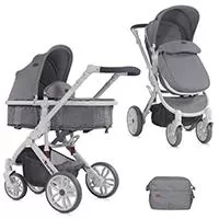 Kliknite za detalje - LORELLI Kolica za bebe LUNA Set 2 u 1 Grey