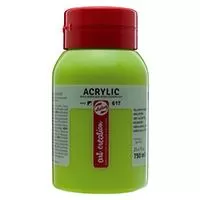 Kliknite za detalje - TALENS Art Creation Acrylic Colour Tube - Akrilna boja Yellowish Green 617 750ml 694617