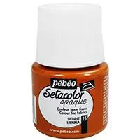 Kliknite za detalje - PEBEO Setacolor - Opaque - Pokrivna boja za tekstil 45ml SIENNA 664123