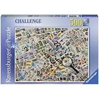 Ravensburger Puzzle 500 delova -  Izazov Poštanske markice 14805