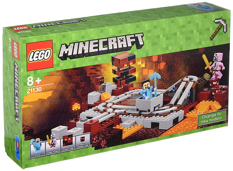 LEGO Minecraft kocke The Nether Railway - Neder železnica 387 delova 21130  - Prodaja, Cena