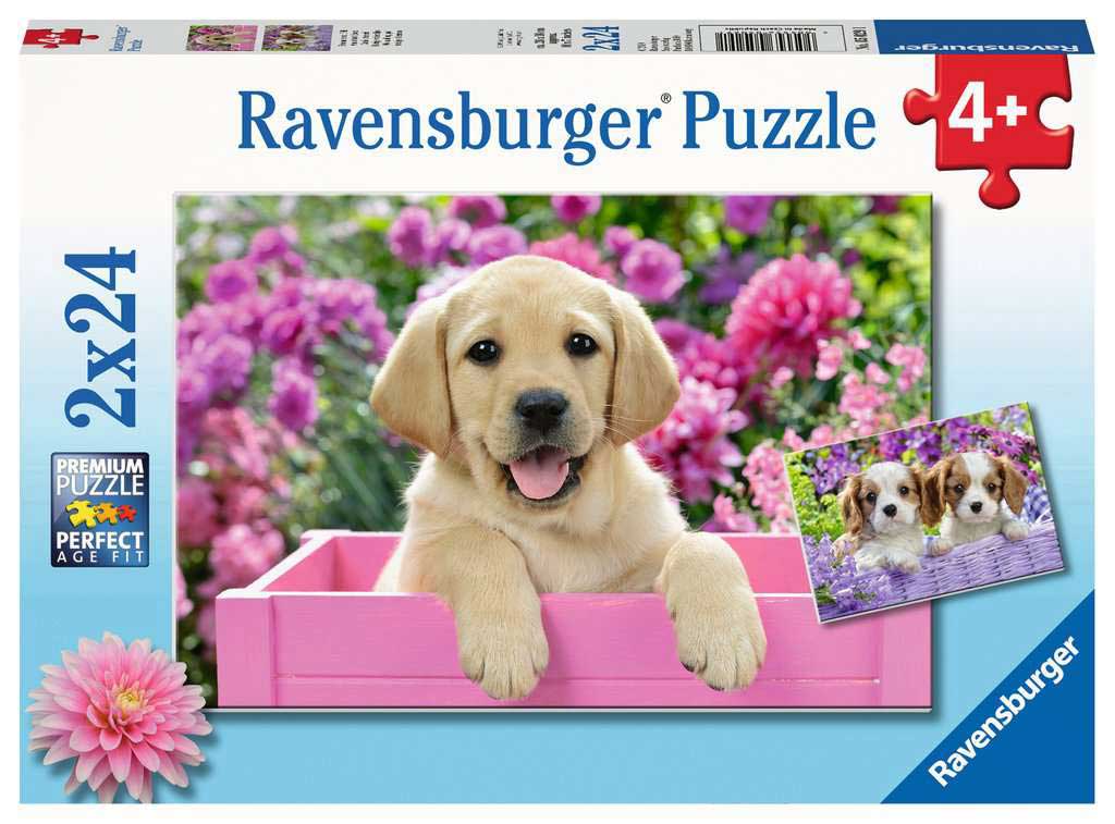 Puzzle 2x24 dela Moji drugari Ravensburger 05029 - thumbnail 0