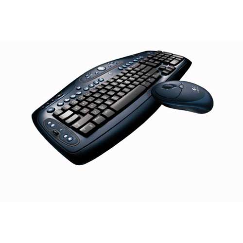 Logitech Codless Desktop LX 500 - 2 u 1 - bežična tastatura i miš - thumbnail 1