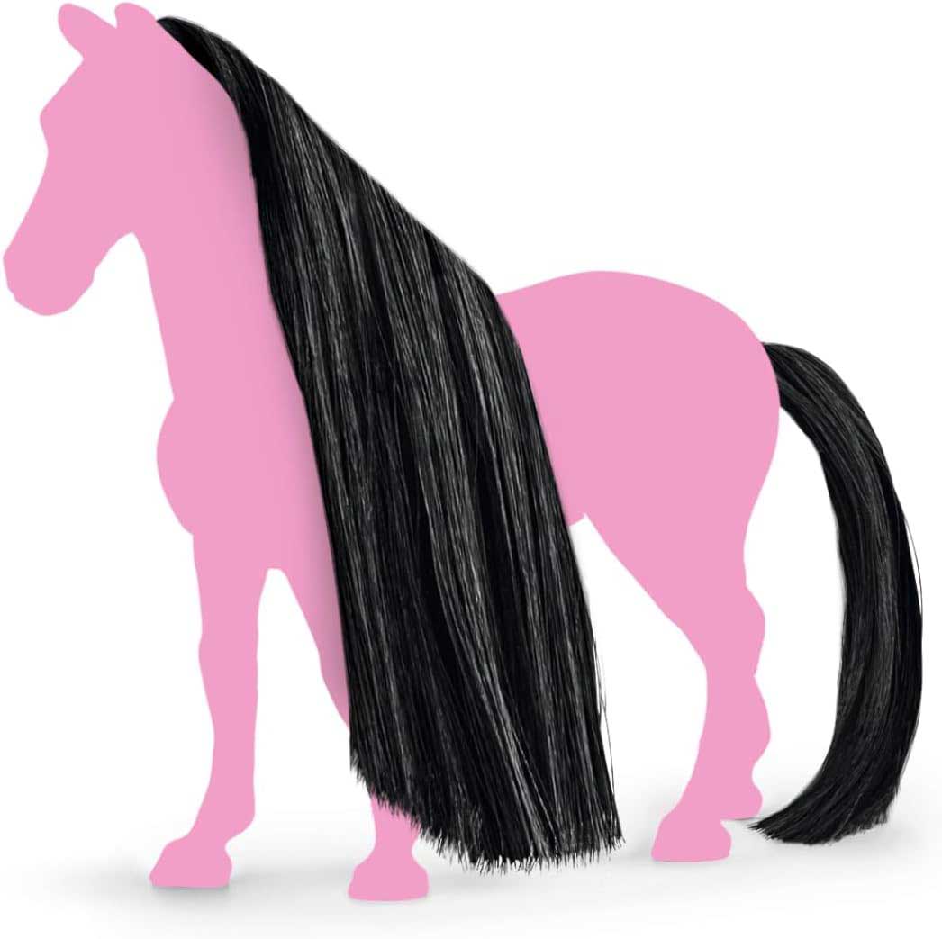 Schleich® Horse Club - Konji za ulepšavanje - Crna griva i rep za konja 42649 - thumbnail 1
