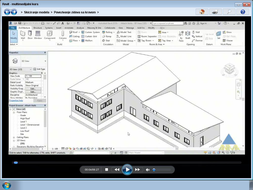 Multimedijalni kurs Revit - thumbnail 1