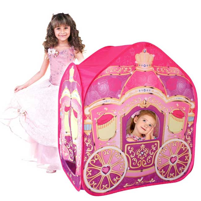 Dečiji šator - kućica u obliku kočije za princezu 8152 - thumbnail 1