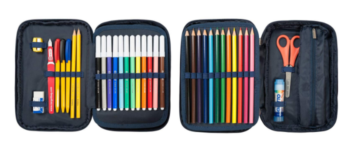 TARGET Multy Pencile Case - Pernica puna GREY 73 21850 - thumbnail 1