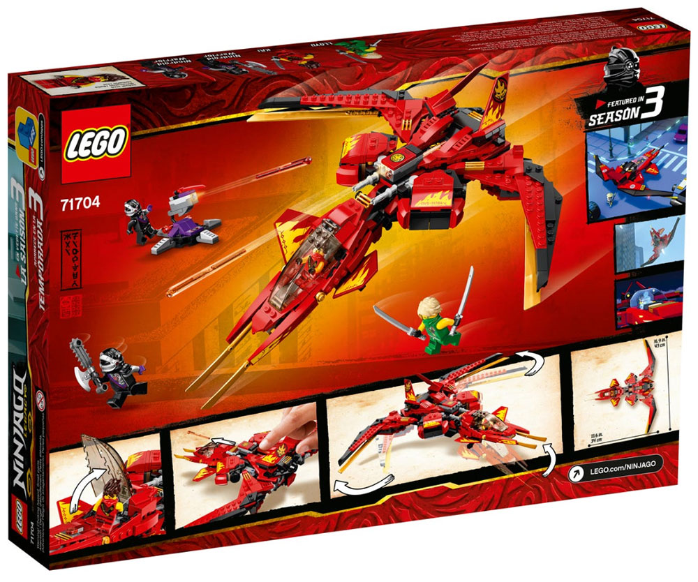 LEGO® Kocke NINJAGO - Kai Fighter 71704 - thumbnail 1