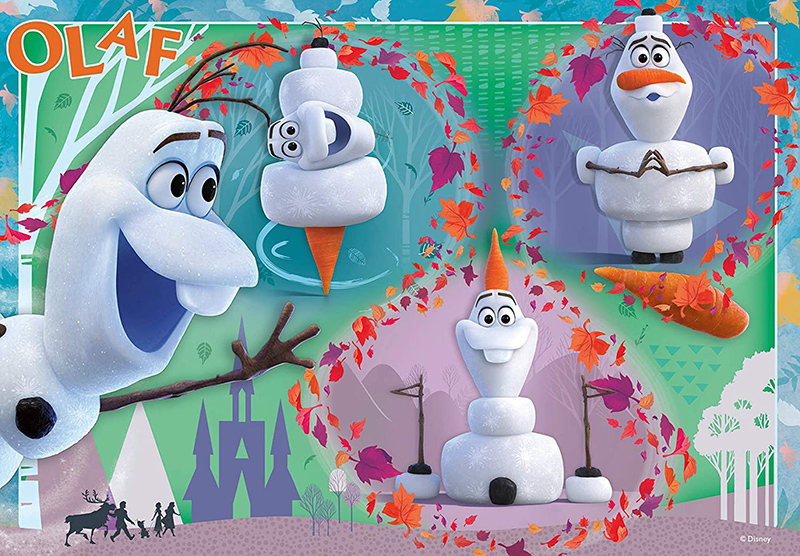 Ravensburger Puzzle slagalica 2x12 delova Disney Frozen - Svi vole Olafa 05153 - thumbnail 2