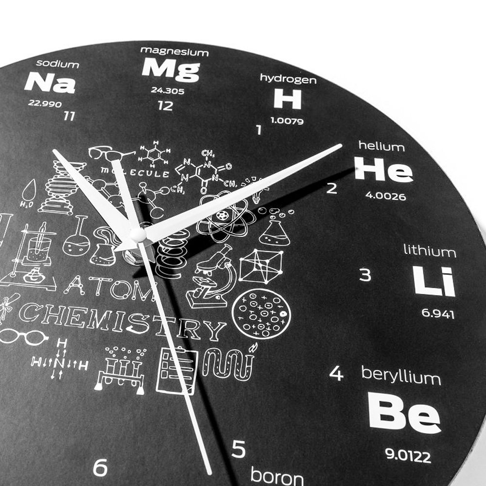Zidni sat sa hemijskim elementima - thumbnail 3