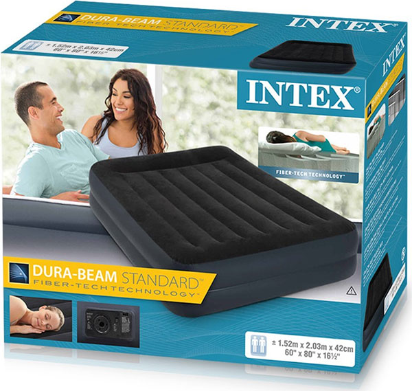 Intex krevet na naduvavanje sa Fiber-Tech tehnologijom i ugrađenom pumpom za naduvavanje 64124 - thumbnail 3