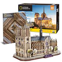 Kliknite za detalje - CubicFun National Geographic 3D Puzzle Notre Dame De Paris DS0986h