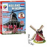 Kliknite za detalje - 3D Puzzle Holland Windmill - World
