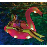 Kliknite za detalje - Polygroup Flamingo ležaljka na naduvavanje Sa LED osvetljenjem